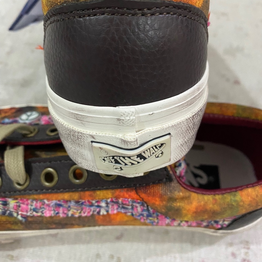 Vans Multicolor Low-Top Sneakers with Peace Patch - Picture 9 of 9